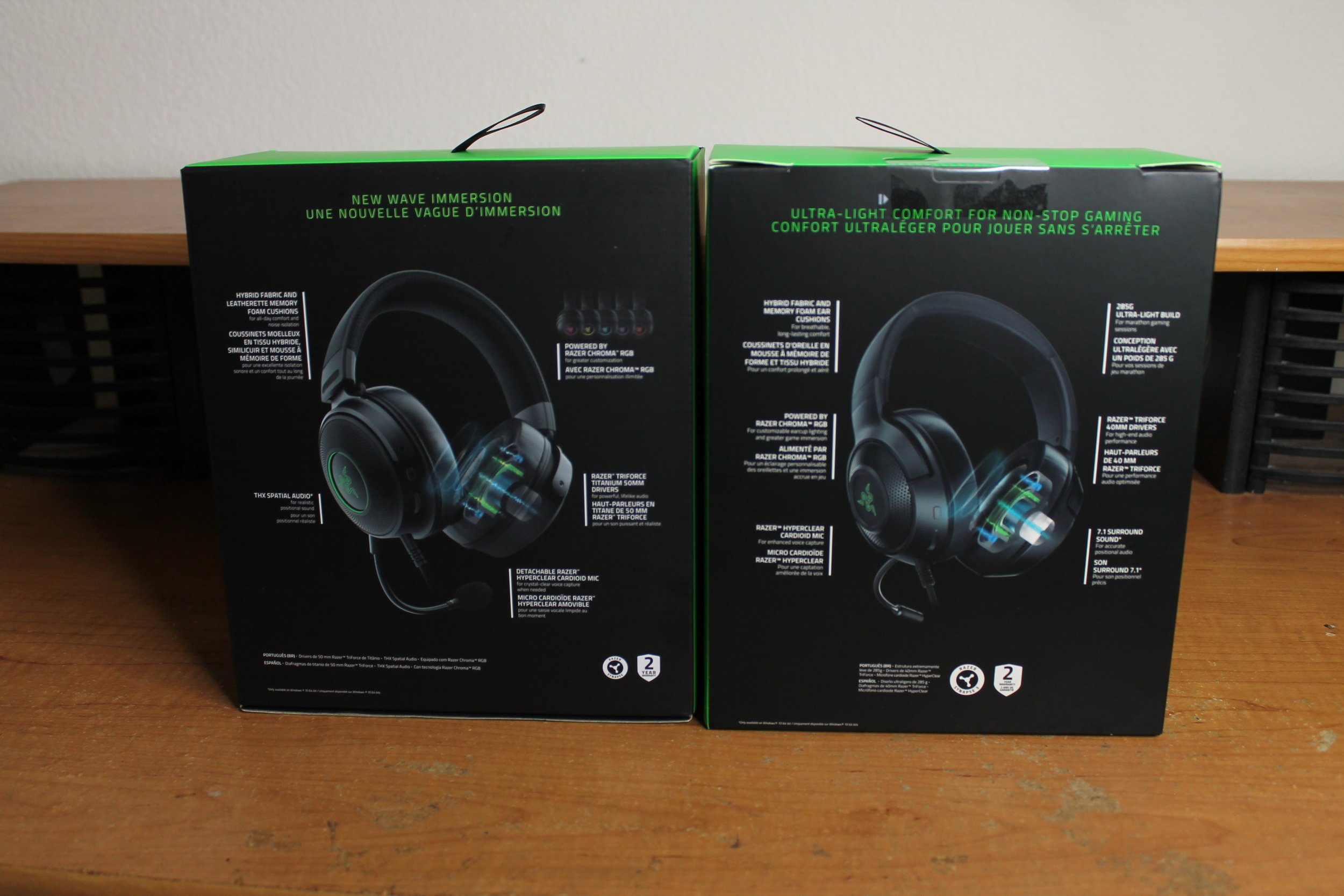 Astro a40 vs razer kraken sales